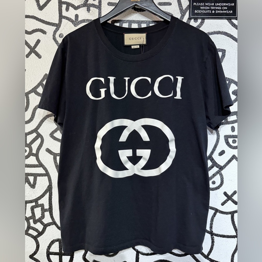 Gucci Black Logo Tee